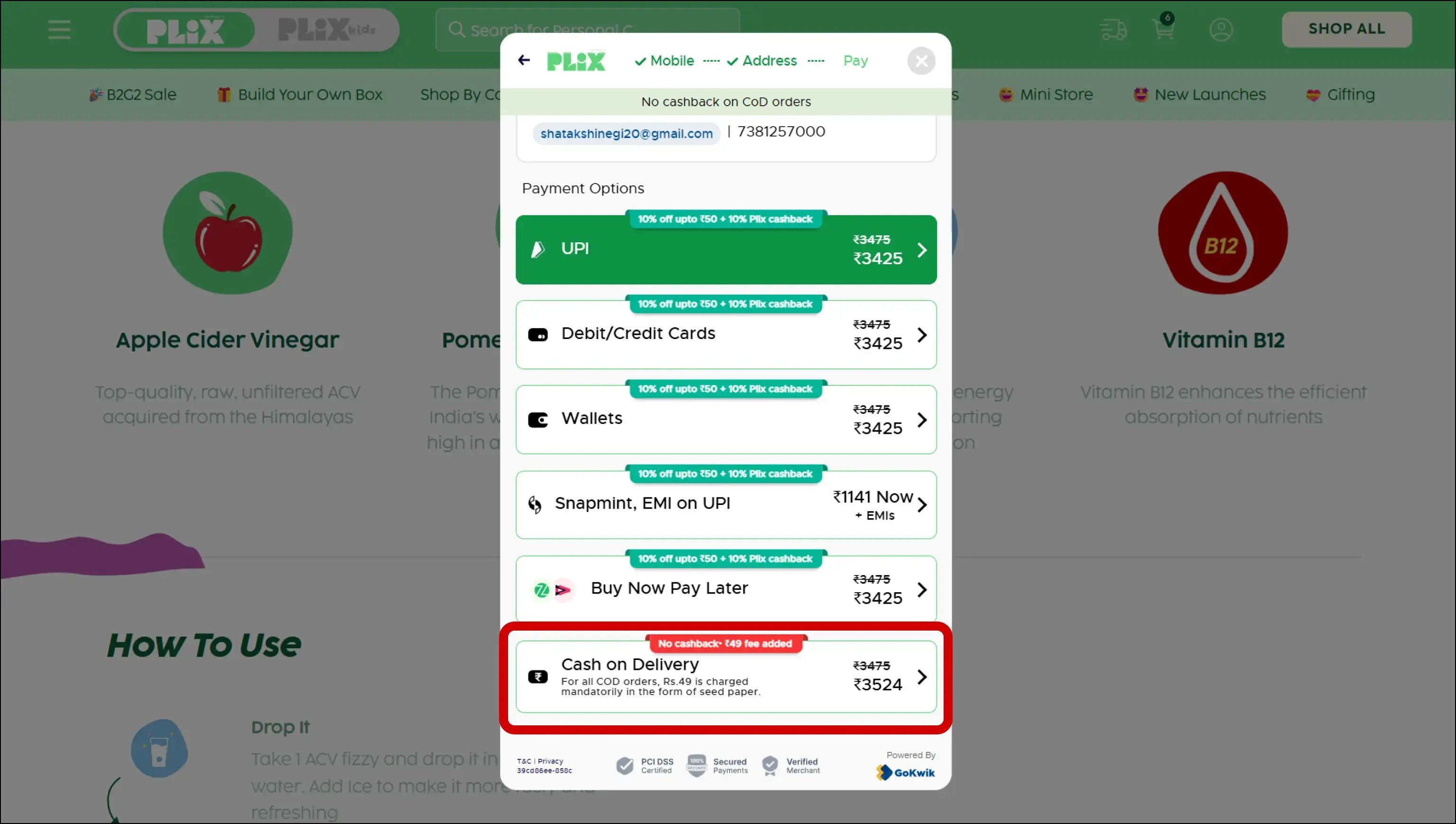 COD convenience fee-1