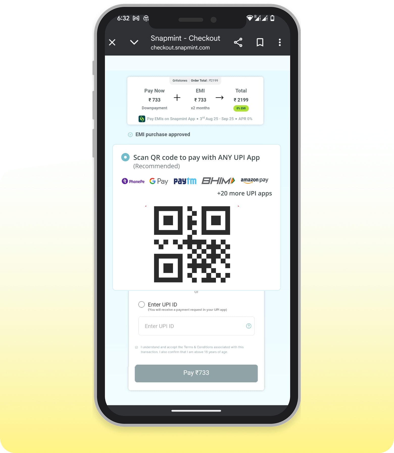 Cardless checkout